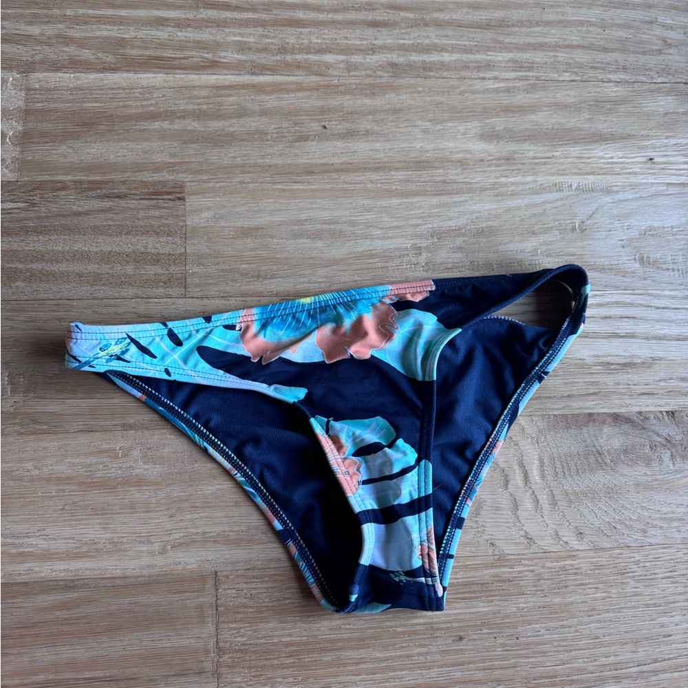 Roxy Navy and Blue Bikini Bottom